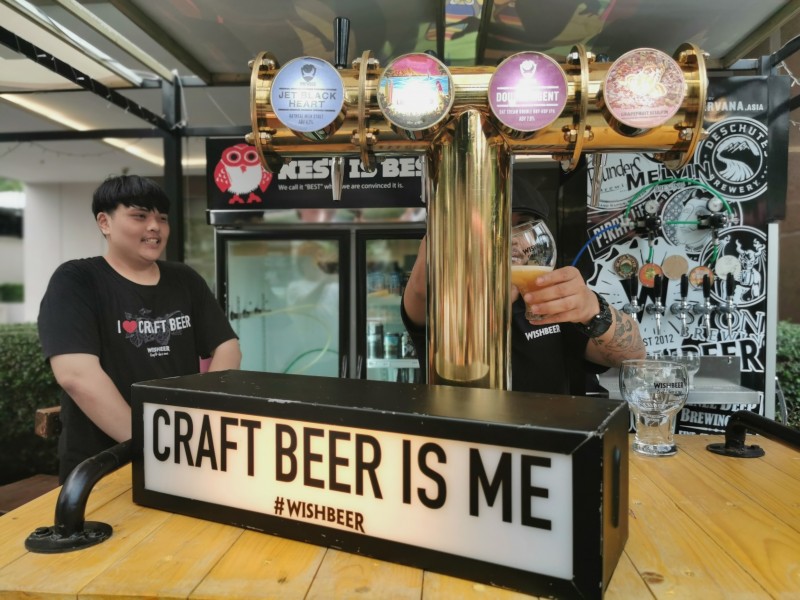 New Wishbeer at the Marriott Executive Apartments Sathorn Vista Bangkok.